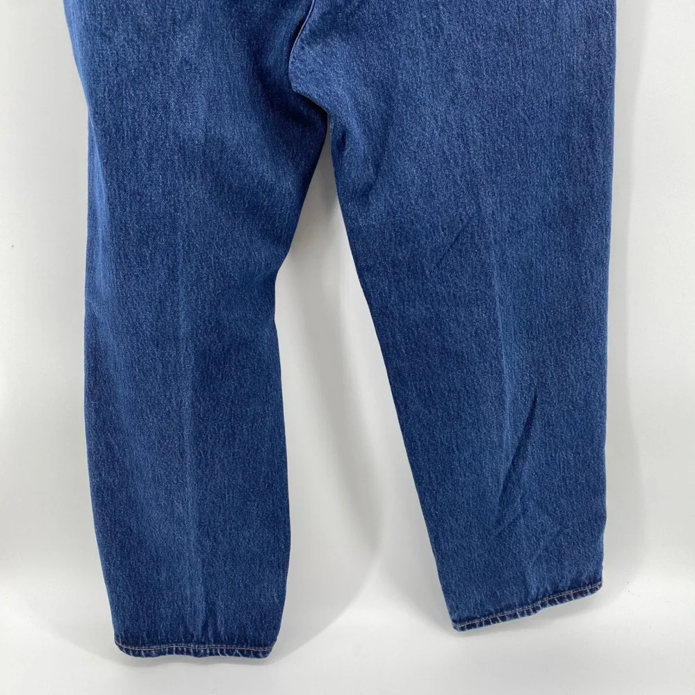 Levi Strauss 550 Relaxed Fit Mens 42 x 31 Denim Blue Jeans Dark Wash